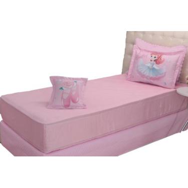 Imagem de Jogo de Lençol Solteiro Infantil e Juvenil 3 Peças com Elástico  Estam
