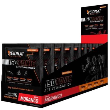 Imagem de Isotonic Active Hydration - 20 Sachês de 33g Morango - Reidrat