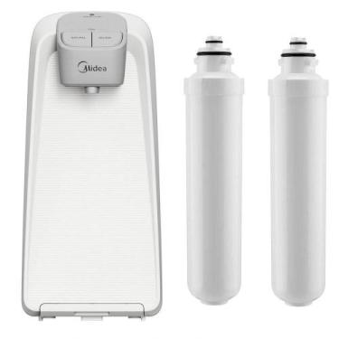 Imagem de Purificador De Água Midea Slim Pure Branco Bivolt + 2 Filtro Refil Res