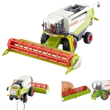 Imagem de Miniatura Colheitadeira Claas Lexion 600 150 Metal Agrícola Colecionáv