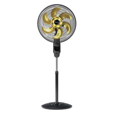 Imagem de Ventilador Coluna Mallory Chronos 126W TS+ 6 Pás 40cm com 3 Velocidades Preto/Dourado