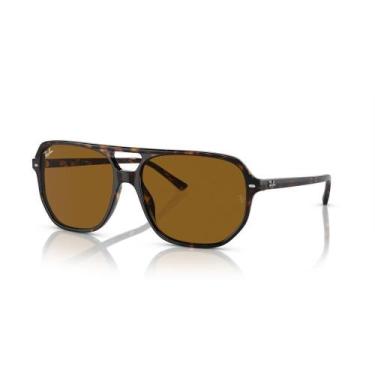 Imagem de Óculos de Sol Ray-Ban Bill One - Marrom, 60mm