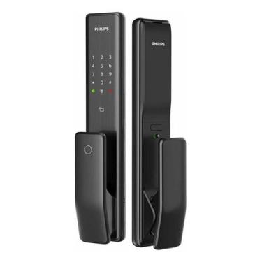 Imagem de Fechadura Biométrica Push Pull Trava Automática 9300 Philips
