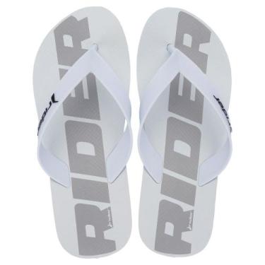 Imagem de Chinelo de Dedo Rider Feel 12303, Branco, 41/42