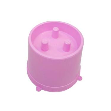 Imagem de Comedouro Alto Funcional Para Cães - UD25, Rosa