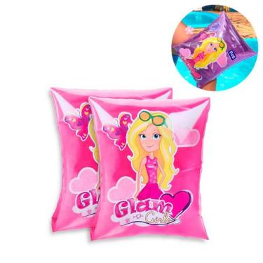 Imagem de Boia de Braço Infantil Inflável Cores Piscina Verão Kids - KLIZZ, Rosa
