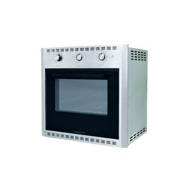 Imagem de Forno Elétrico de Embutir Fogatti E60 Inox 60L 1750W com Timer e Grill Inox 220V
