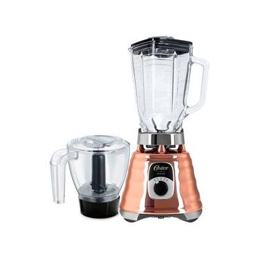 Imagem de Kit Liquidificador e Base Processadora Oster New Osterizer Cobre Vidro 1,25L 110V