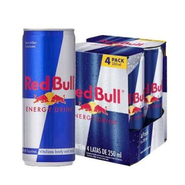 Imagem de Red Bull pacote com 4 unidades