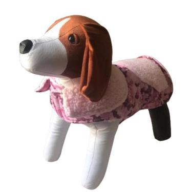 Imagem de Capa de frio para cães - Totó & Cia, camuflado rosa, 6