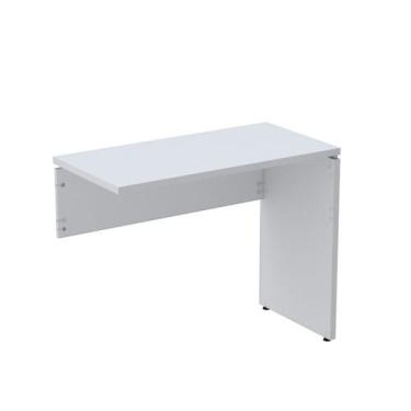 Imagem de Complemento de Mesa Pé Painel Linha P25 90cm Branco - Pandin Móveis