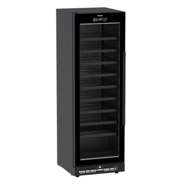 Imagem de Adega de Embutir Venax CAVETOPLIGHTIN200 50 Garrafas Porta Invertida Preto 110V 59.5CM 209L