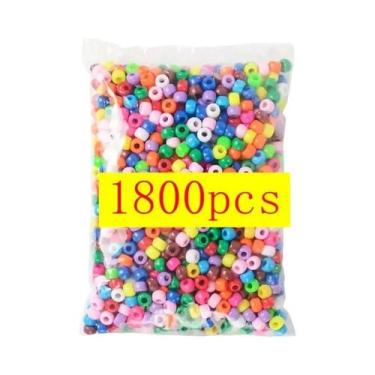 Imagem de Conjunto De Miçangas Coloridas Mistas 60012001800pcs 6x9mm Para Artesa