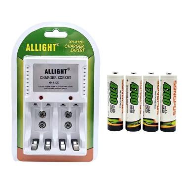 Imagem de Carregador de Pilhas OEM Charger Expert A-612 Bivolt com Auto Stop e LED Indicador 4 AA