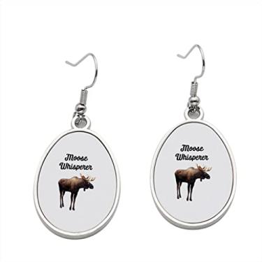 Imagem de Brinco de alce Whisperer – Brincos com pingente de alce para meninas – Presente de festa de aniversário dos namorados, Metal, Sem pedras preciosas