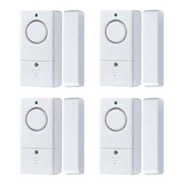 Imagem de Alarmes de porta de alarme de janela para segurança doméstica infantilï¼ŒIdeal para piscinaï¼Œescritórioï¼ŒGarage-4pack
