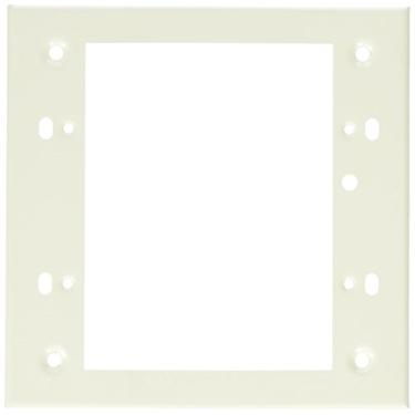 Imagem de Pista de metal Wiremoldd, extensão de energia, na parede, adaptador de extensão tipo alinhado, marfim, 2 entradas, V5751-2