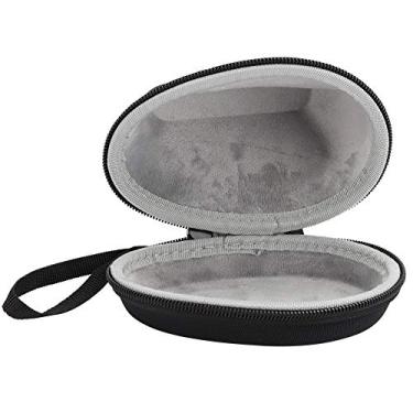 Imagem de Estojo de mouse de viagem rígido, para mouse ergonômico sem fio vertical Logitech MX, bolsa de armazenamento protetora de EVA portátil, anti-queda à prova d'água, com alça de mão
