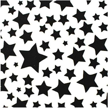 Imagem de Make+ Estampado Placa de Eva Pacote de 5 Unidades, Branco (Estrelinhas), 60 x 40 x 0.20 cm