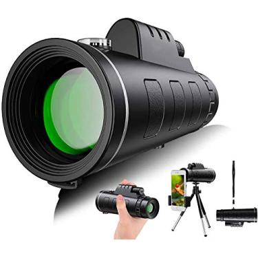 Imagem de Telescópio monocular HD 12X50, foco de mão única, monóculo à prova de nevoeiro à prova d'água amplamente compatível para smartphone, possui imagens de alto contraste e resolução