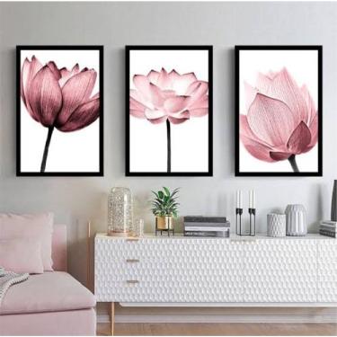 Imagem de Quadro Decorativo Flor Rose - Bw Decore