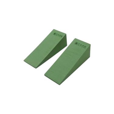 Imagem de Dynwave 2 pçs yoga espuma cunha agachamento bloco de volta suporte anti deslizamento riser bloco inclinação placa bezerro maca para prática de equilíbrio