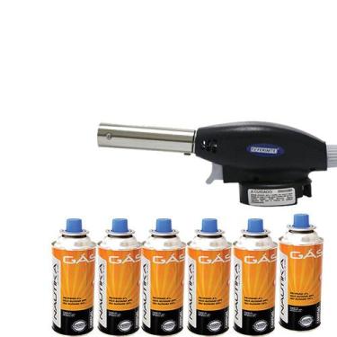 Imagem de 1 Maçarico Portátil Mini Ferimte Ma54 + 6 Cargas 227g