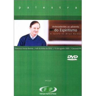 Imagem de Dvd-antecedentes ao Adv. do Esp. a Tarefa de Allan Kardec 1 ed - FEP -