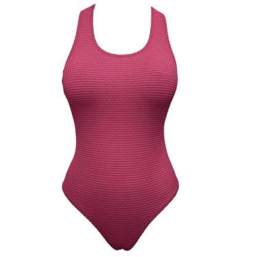 Imagem de Maiô Juvenil Costas Cruzadas Poa Bolinha Praia Piscina Forro - HYPE MO