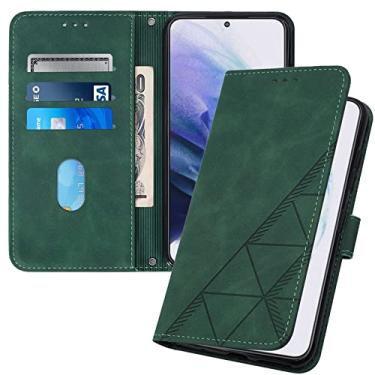 Imagem de COTDINFOR Capa para Redmi Note 14 Pro 5G Carteira Masculina Couro PU com Suporte para Cartão Suporte Magnético Flip Capa Protetora À Prova de Choque para Redmi Note 14 Pro/Note 14 Pro Plus Verde YB