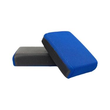 Imagem de Ragnify Escova De Argila Dupla Face Para Remoção Rápida E Eficaz Sujeira Da Pintura, Ideal Detalhamento Carros, Preparação Pintura Superfícies Vidro, Reutilizável Durável, Pacote Com 2 (Azul)