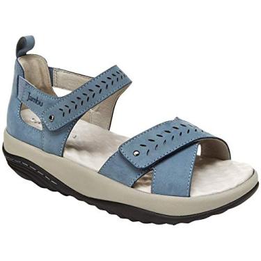 Imagem de Jambu Sedona feminina azul claro 37 C/D EUA, Azul, 7 Wide