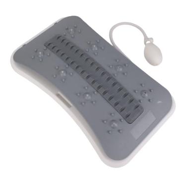 Imagem de SPYMINNPOO Maca Lombar, Amigável, Portátil, Ajustável, Materiais Premium, Conforto, Sem Montagem, Fácil de Usar, Adequado para Academia de Escritório Em Casa, Versátil, Leve, (Cinza)