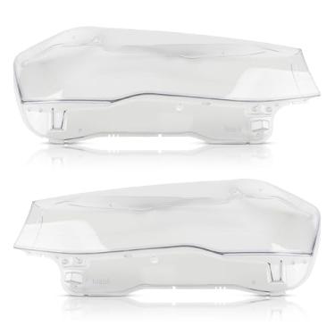 Imagem de AUTOKAY 1 par de cobertura de lente transparente para farol dianteiro serve para BMW X3 X4 F25 F26 2014 2015 2016 2017