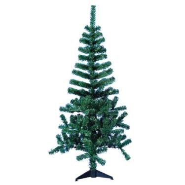 Imagem de Árvore de Natal Decorada Completa 1,50m - Verde Pinheiro de Natal 220 Galhos Premium - Decoração de Natal