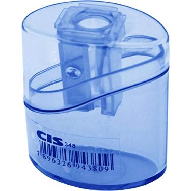 Imagem de Apontador Escolar 348 c/Deposito e Tampa Retangular, CIS, 30.7300, Pote c/ 12 unidades sortidas