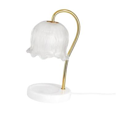 Imagem de Generic Lâmpada aquecedora de velas, luz noturna, aquecedor de cera derretida para velas em jarras, luzes de mesa, luz de aquecimento para casa, mulheres,