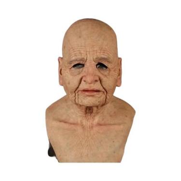 Imagem de Peruca De Halloween Engraçada E Assustadora, Máscara De Látex, Acessór