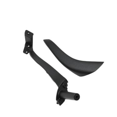 Imagem de Interior do carro frente traseira esquerda direita porta dentro puxar alça com tampa exterior painel guarnição Compatível com benz s classe w220 1998-2003(Black-Front Right)