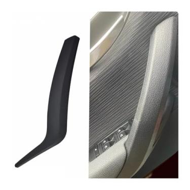 Imagem de Conjunto de maçaneta interna do carro, painel de apoio de braço da porta interna, capa de guarnição compatível com bmw x1 e84 2010 2011 2012 2013 2014 2015 2016(Black Left)