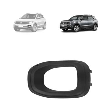 Imagem de MOLDURA DO FAROL DE MILHA VW T-CROSS 2020 A 2024 LADO ESQUERDO (PRETA) - 2GP853665A9B9
