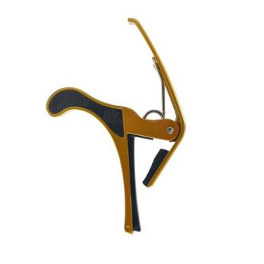 Imagem de Capostraste aluminio para violão MXT MC28G, Dourado