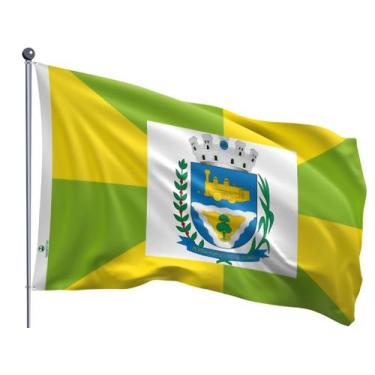 Imagem de Bandeira do Município de Ourinhos Uma Face Estampada Tamanho 90x128cm 