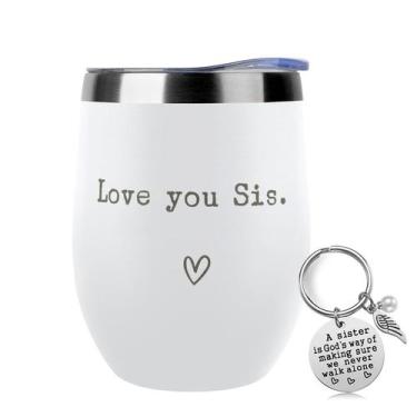 Imagem de Taza de Café SHOW-YA Te Quiero Hermana para Hermana 350mL Blanca