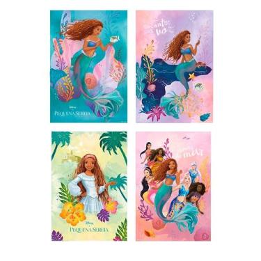 Imagem de Cartaz Decorativo - A Pequena Sereia - 4 unidades - Regina - Rizzo