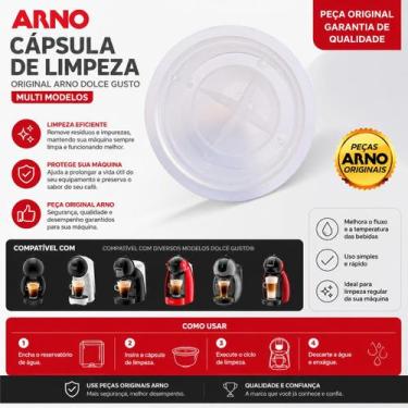 Imagem de Cápsula Limpeza Original Arno Dolce Gusto Compatível DGL2 DGL6 DGL0 DG