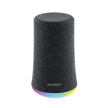 Imagem de Soundcore Mini alto-falante Bluetooth Flare, alto-falante Bluetooth externo, IPX7 à prova d'água para festas ao ar livre, show de luz LED com som de 360° e tecnologia BassUp