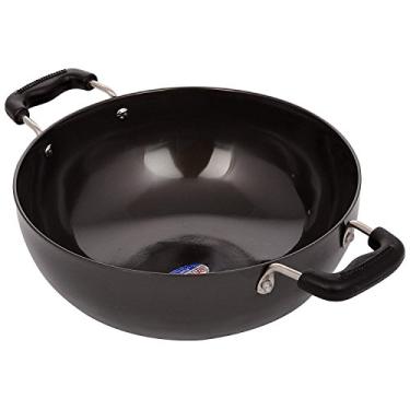 Imagem de Sahishnu Online e Marketing Hindalco Alumínio Difícil Anodizado Espessura 3 mm Tamanho No 12, Alumínio Kadai