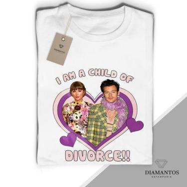 Imagem de Camiseta I Am a Child Of Divorce Taylor Swift Harry Styles Haylor MALH