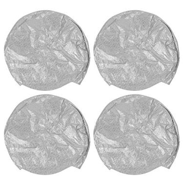 Imagem de Tampa de pneu GRCFUMO 4PCS, sacos de protetor de pneus sobressalentes de filme de alumínio, cobertura de pneu sobressalente para caminhões de carro S RVs (23-25 ​​feet)